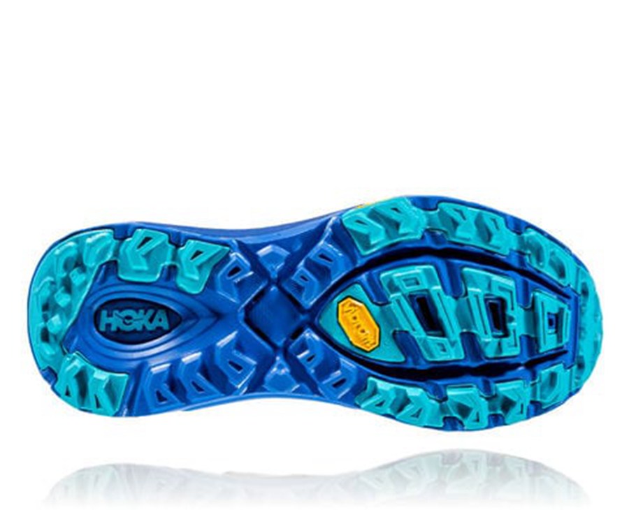 Zapatillas Trail Hoka One One Mujer - Mafate Speed 2 - Azules - OTM178450